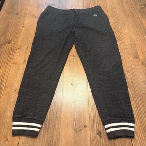 Champion x Todd Snyder Sweatpants Mens Large Gray Jogger Striped Cuff Preppy